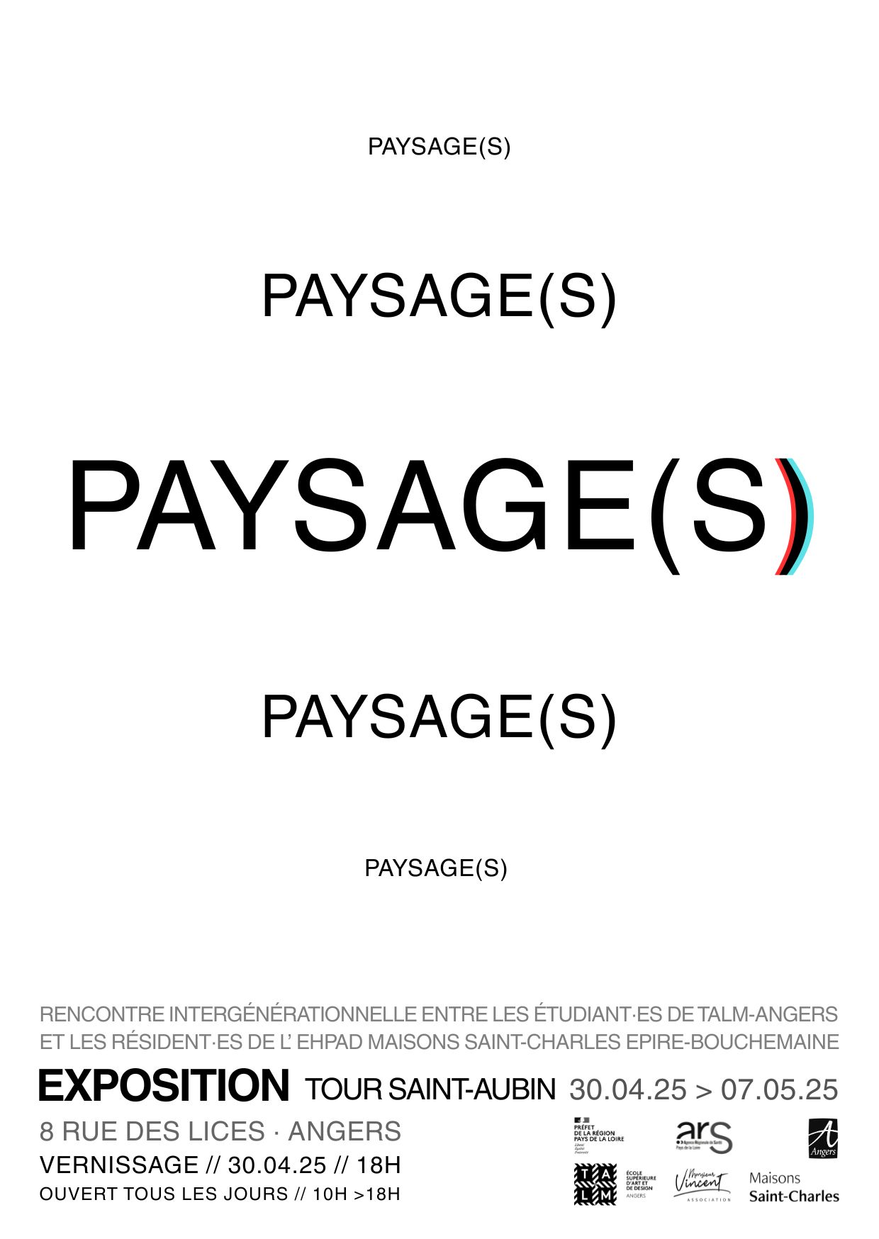 PAYSAGE(S) VERNISSAGE EXPOSITION